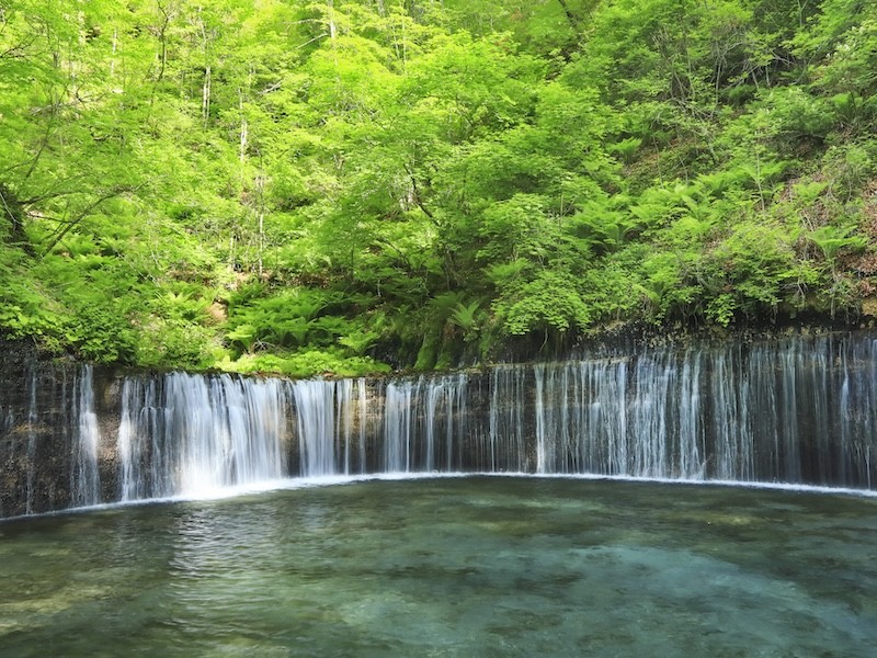 白糸の滝白糸の滝は、落差3メートルの美しい滝で、細かな水流が糸のように流れ落ちる様子が特徴です。周囲の森林と滝の景観が美しく、特に夏には涼を求める多くの観光客が訪れます。滝までの遊歩道も整備されており、気軽に訪れることができます。